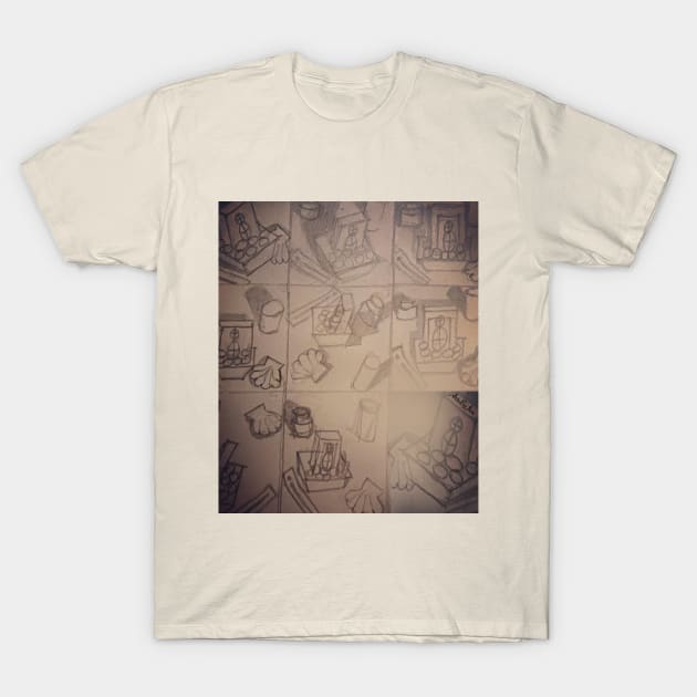 Buddha Comic Strips T-Shirt by ArtByJ